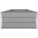 DONICA OGRODOWA JASNOSZARA 195X100X45CM STAL GALWANIZOWANA