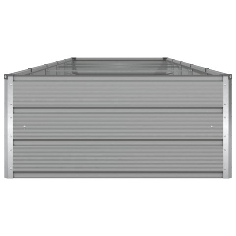 DONICA OGRODOWA JASNOSZARA 195X100X45CM STAL GALWANIZOWANA