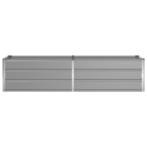 DONICA OGRODOWA JASNOSZARA 480X50X45CM STAL GALWANIZOWANA