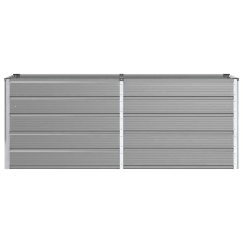 DONICA OGRODOWA JASNOSZARA 480X50X45CM STAL GALWANIZOWANA