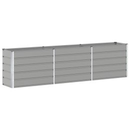 DONICA OGRODOWA JASNOSZARA 480X50X45CM STAL GALWANIZOWANA