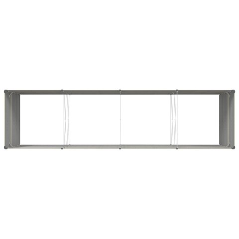 VidaXL Donica Kość słoniowa 195 x 100 x 45 cm Stal Galwanizowana