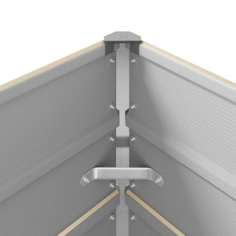 DONICA OGRODOWA KOŚĆ SŁONIOWA 195X100X45CM STAL GALWANIZOWANA