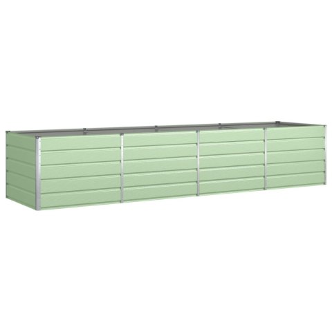 VidaXL Donica Pastelowa Zieleń 195 x 100 x 45 cm Stal Galwanizowana