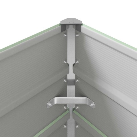 VidaXL Donica Pastelowa Zieleń 195 x 100 x 45 cm Stal Galwanizowana