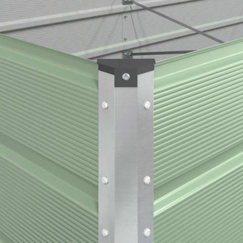 VidaXL Donica Pastelowa Zieleń 195 x 100 x 45 cm Stal Galwanizowana