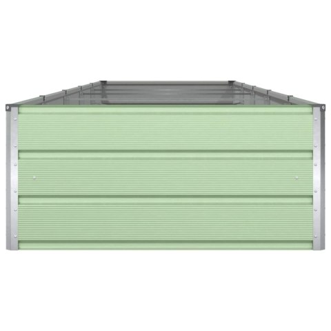 DONICA OGRODOWA PASTELOWA ZIELEŃ 195X100X45CM STAL GALWANIZOWANA