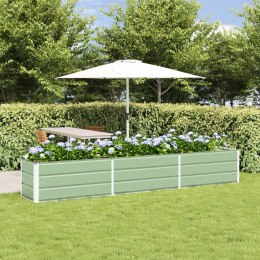 DONICA OGRODOWA PASTELOWA ZIELEŃ 480X50X45CM STAL GALWANIZOWANA