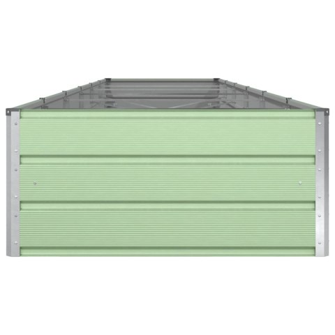 DONICA OGRODOWA PASTELOWA ZIELEŃ 195X100X45CM STAL GALWANIZOWANA