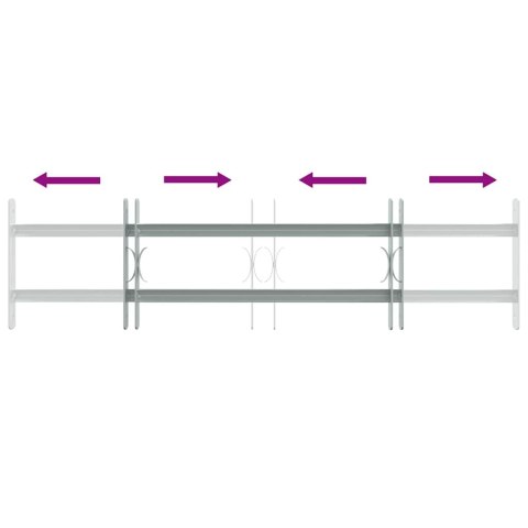 VidaXL Krata bezpieczeństwa na okno z regulacją, 700-1050 mm