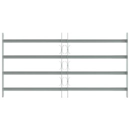 VidaXL Krata na okno z regulacją, 4 pręty, 700-1050 mm