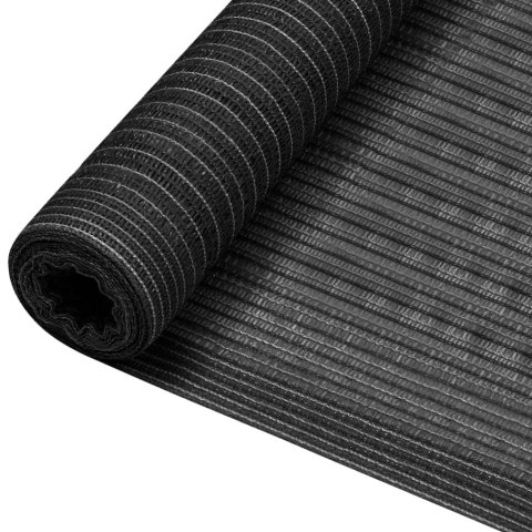 VidaXL Siatka cieniująca, antracytowa, 1,2x25 m, HDPE, 150 g/m²