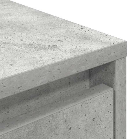 SZAFKA RTV Z OŚWIETLENIEM LED BETON SZARY 193,5X41X50CM