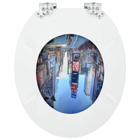 VidaXL Deska toaletowa 2 pcs Wielokolorowe 43,8 x 37,8 cm Płyta MDF