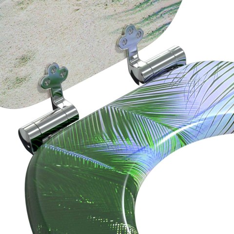 VidaXL Deska toaletowa 2 pcs Zielony 43,8 x 37,8 cm Płyta MDF