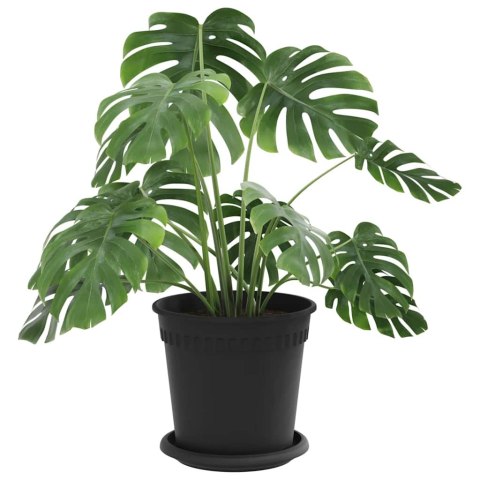 DONICZKI 6 SZT. CZARNE Ø 17X14CM Z TWORZYWA SZTUCZNEGO