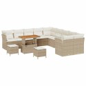 VidaXL Zestaw Sof na Ogród z poduszką 13 pcs beżowo-kremowy