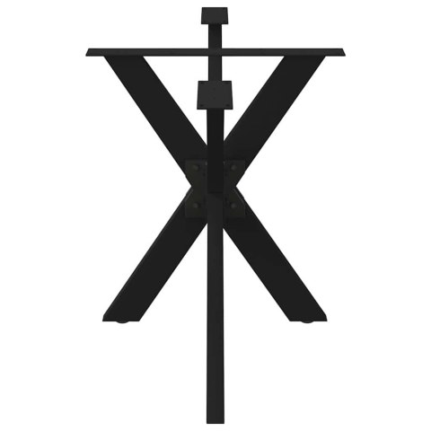 NOGA DO STOŁU JADALNEGO SPIDER SHAPE CZARNY 120X68X(72-73)CM STAL