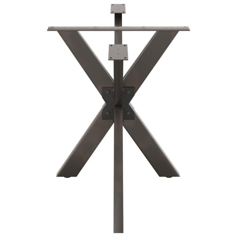 NOGA DO STOŁU JADALNEGO SPIDER SHAPE CZARNY 120X68X(72-73)CM STAL