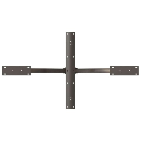 NOGA DO STOŁU JADALNEGO SPIDER SHAPE CZARNY 120X68X(72-73)CM STAL