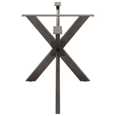 NOGA DO STOŁU JADALNEGO SPIDER SHAPE CZARNY 150X78X(72-73)CM STAL