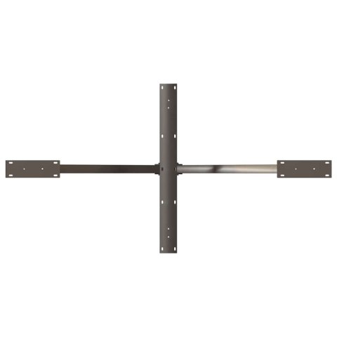 NOGA DO STOŁU JADALNEGO SPIDER SHAPE CZARNY 150X78X(72-73)CM STAL