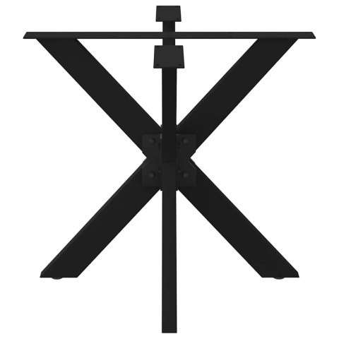 NOGA DO STOŁU JADALNEGO SPIDER SHAPE CZARNY 85X85X(72-73)CM STAL