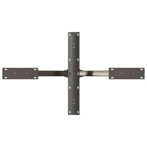 NOGA STOLIKA KAWOWEGO PAJĄK KSZTAŁT CZARNY 98X58X(42-43)CM STAL