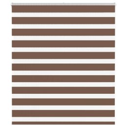 VidaXL Roleta zebra, brzozowa, szerokość tkaniny 115,9cm, poliester