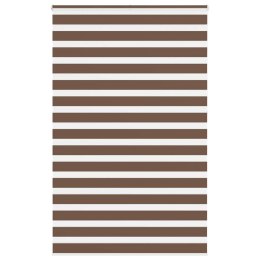 VidaXL Roleta zebra, brzozowa, szerokość tkaniny 140,9 cm, poliester