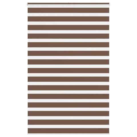 VidaXL Roleta zebra, brzozowa, szerokość tkaniny 140,9 cm, poliester