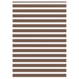 VidaXL Roleta zebra, brzozowa, szerokość tkaniny 150,9 cm, poliester