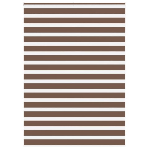 VidaXL Roleta zebra, brzozowa, szerokość tkaniny 150,9 cm, poliester