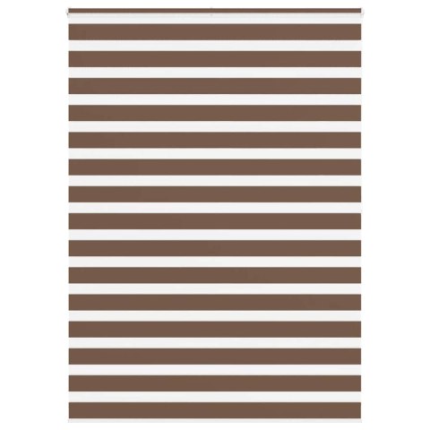 VidaXL Roleta zebra, brzozowa, szerokość tkaniny 155,9 cm, poliester