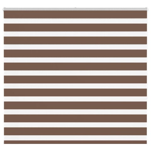 VidaXL Roleta zebra, brzozowa, szerokość tkaniny 160,9cm, poliester