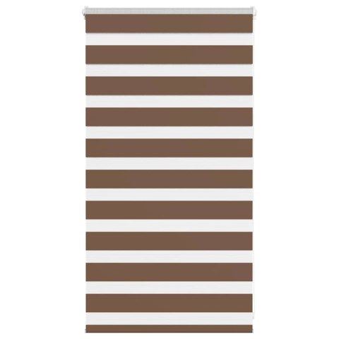 VidaXL Roleta zebra, brzozowa, szerokość tkaniny 85,9 cm, poliester