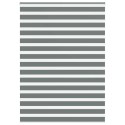 VidaXL Roleta zebra, ciemnoszara, szerokość tkaniny 160,9cm, poliester