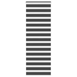 VidaXL Roleta zebra, czarna, szerokość tkaniny 70,9 cm, poliester