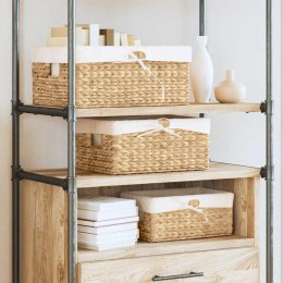 VidaXL Kosze do przechowywania 3 pcs Naturalny 40 x 30 x 18 cm