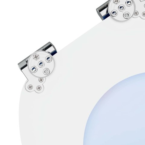 VidaXL Deska toaletowa Niebieski 43,8 x 37,8 cm Płyta MDF