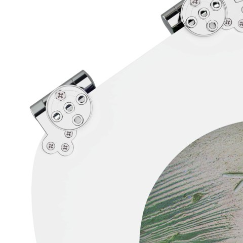 VidaXL Deska toaletowa Zielony 43,8 x 37,8 cm Płyta MDF