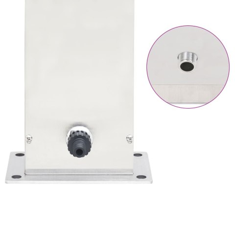 PANEL PRYSZNICOWY OGRODOWY 110CM STAL NIERDZEWNA