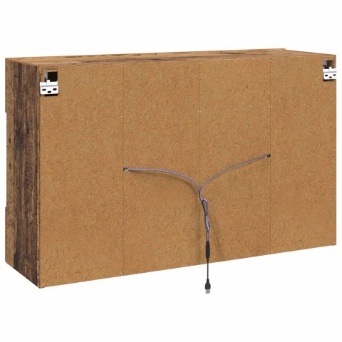 SZAFKA POD TELEWIZOR STARE DREWNO 98,5X 30X 60,5CM