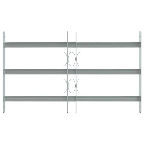 VidaXL Krata na okno z regulacją, 500-650 mm, 3 metalowe pręty