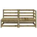 VidaXL Ogrodowa sofa 2-osobowa, impregnowane drewno sosnowe