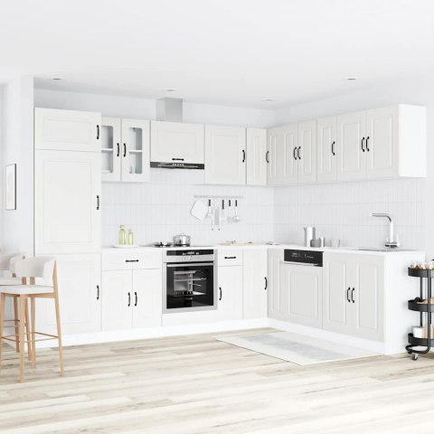 ZESTAW SZAFEK KUCHENNYCH KALMAR 14-CZĘŚCIOWY BIAŁA