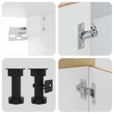 ZESTAW SZAFEK KUCHENNYCH KALMAR 14-CZĘŚCIOWY DĄB SONOMA