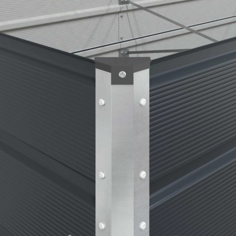 VidaXL Donica Antracyt 195 x 100 x 45 cm Stal Galwanizowana