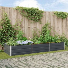 VidaXL Donica Antracyt 195 x 100 x 45 cm Stal Galwanizowana