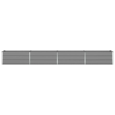 DONICA OGRODOWA JASNOSZARA 480X50X45CM STAL GALWANIZOWANA